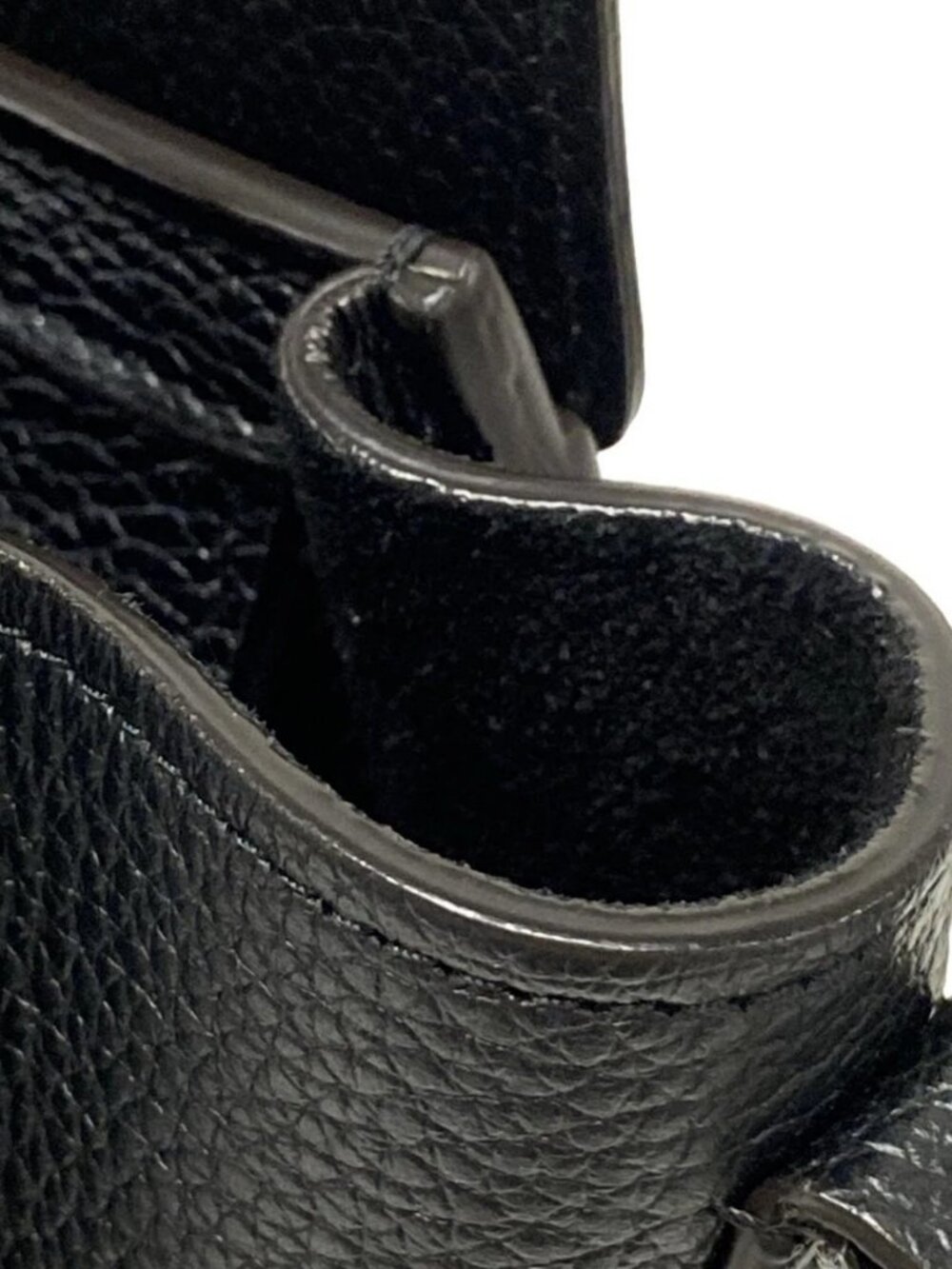 CELINE Luggage Nano Shopper - Black Drummed calfskin Handbag - Picture 11 of 15